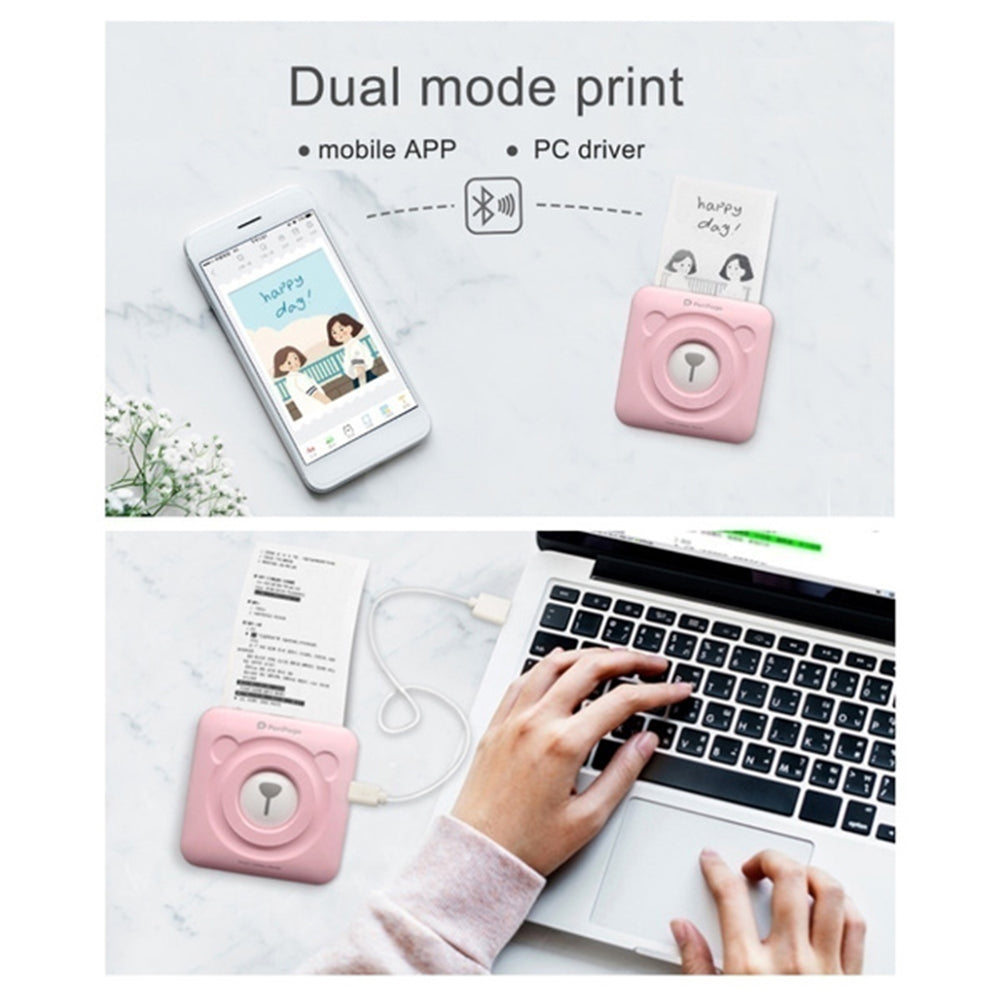 PeriPage Mini Pocket Thermal Paper Photo Printer- USB Charging_15