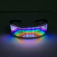 USB Rechargeable LED Luminous Eye Glasses Electronic Visor_4