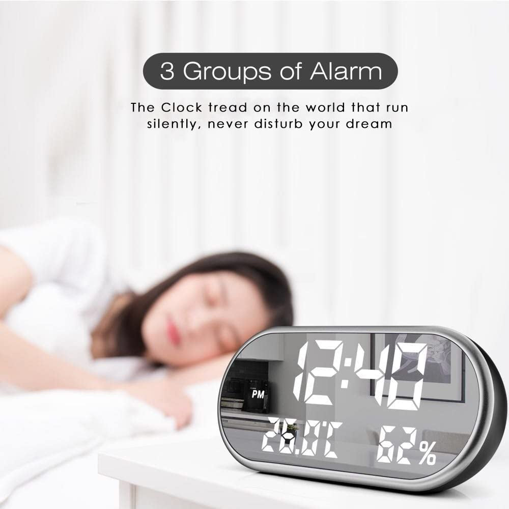 USB Plugged-in Digital LED Alarm Clock with USB Charging_10
