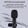Rechargeable Wireless Mini Plugged-in Microphone Lapel with Clip_15