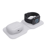 2-in-1 Foldable Wireless Magnetic Charging Station- Type C Interface_0
