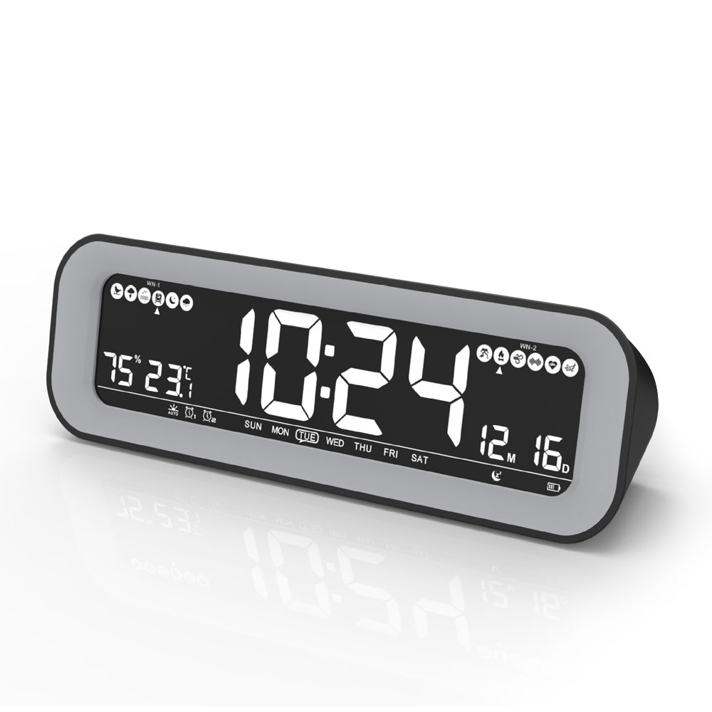 USB Interface Large Screen Digital Alarm Clock and Charger_1