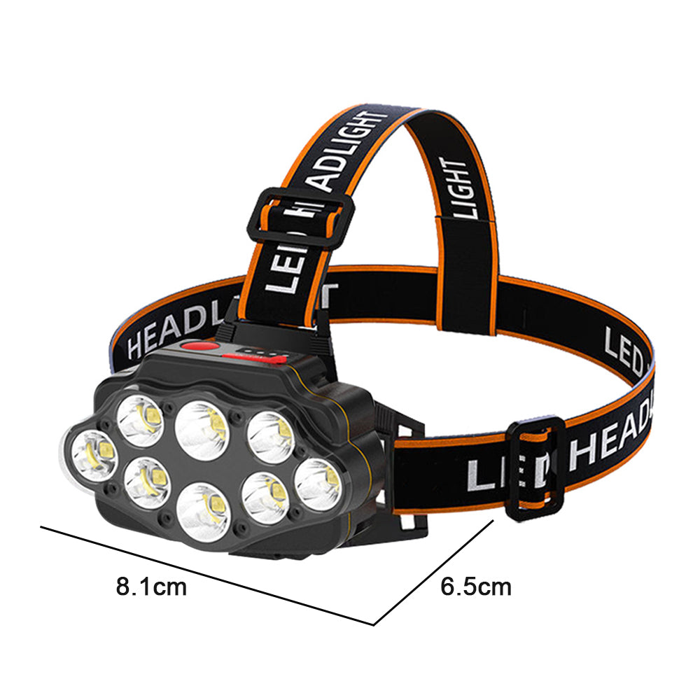 USB Rechargeable Longshoot LED Head Lamp Camping Torch_2