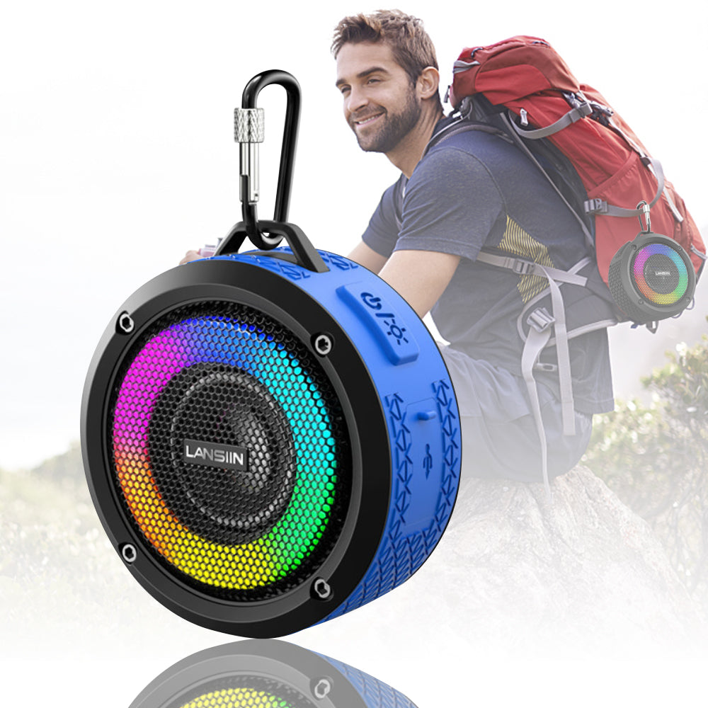 Waterproof Sea Floating Wireless Bluetooth Speaker with LED Lights- USB Charging_9