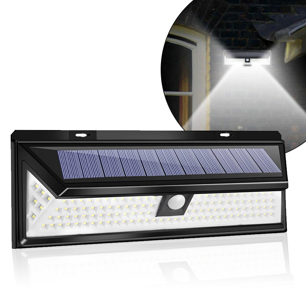 Large Weatherproof Solar Powered Motion Sensor 86-LED Lights_0