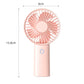USB Rechargeable 3 Speed Handheld Portable Self Cooling  Fan_4