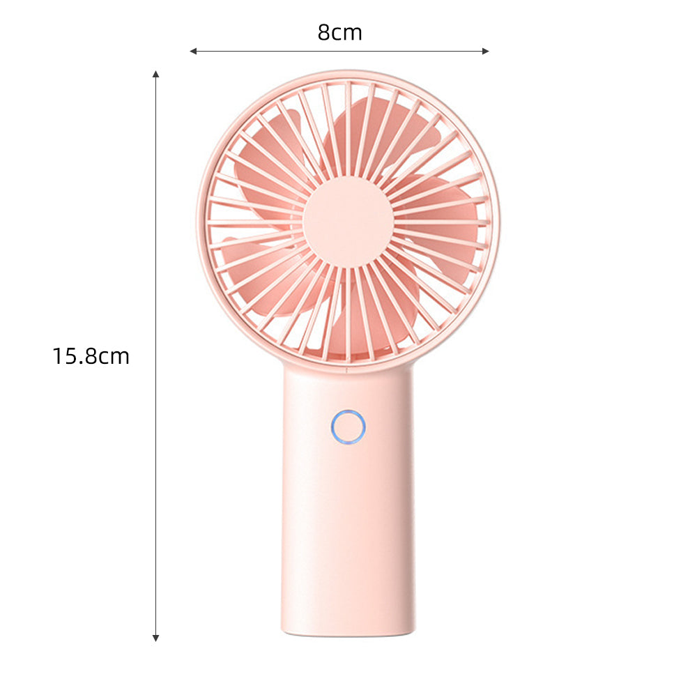USB Rechargeable 3 Speed Handheld Portable Self Cooling  Fan_4