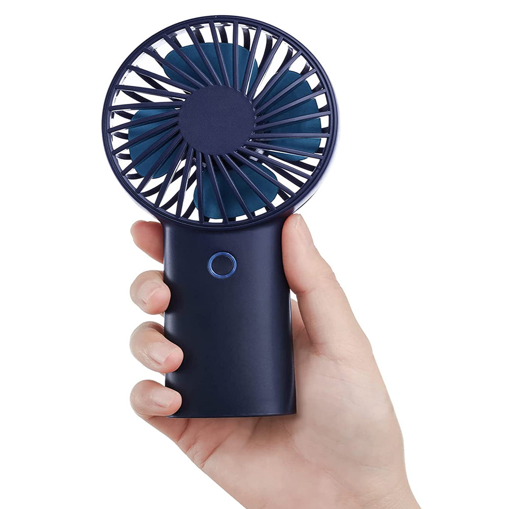 USB Rechargeable 3 Speed Handheld Portable Self Cooling  Fan_5