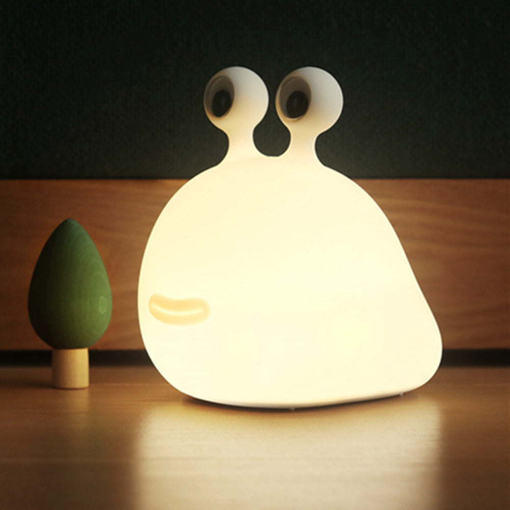 USB Rechargeable Silicone Slug Design Children’s Night Lamp_5