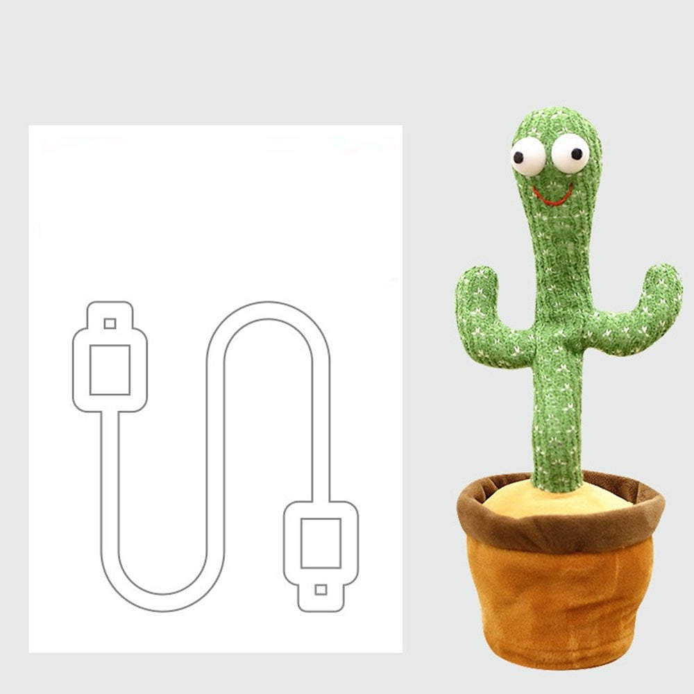 USB Charging Singing and Dancing Children’s Toy Cactus_14