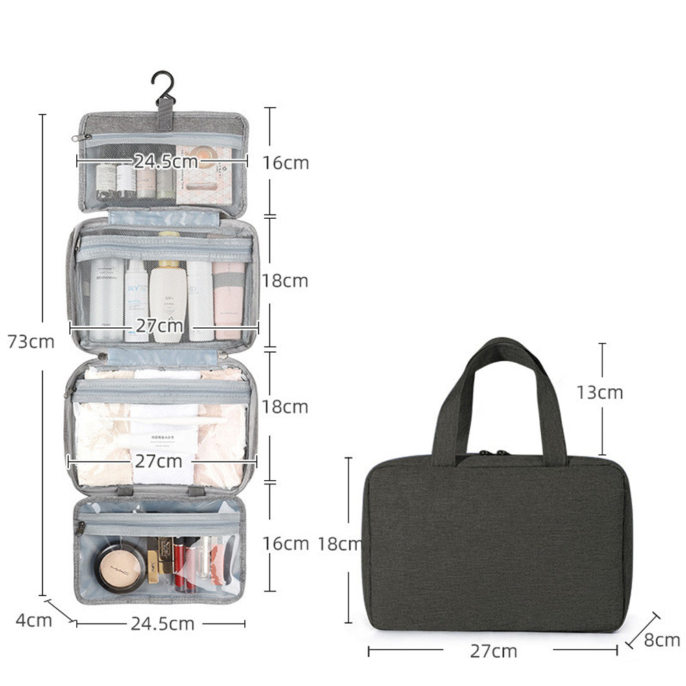 Large Capacity Foldable Travel Makeup Toiletry Organizer_3