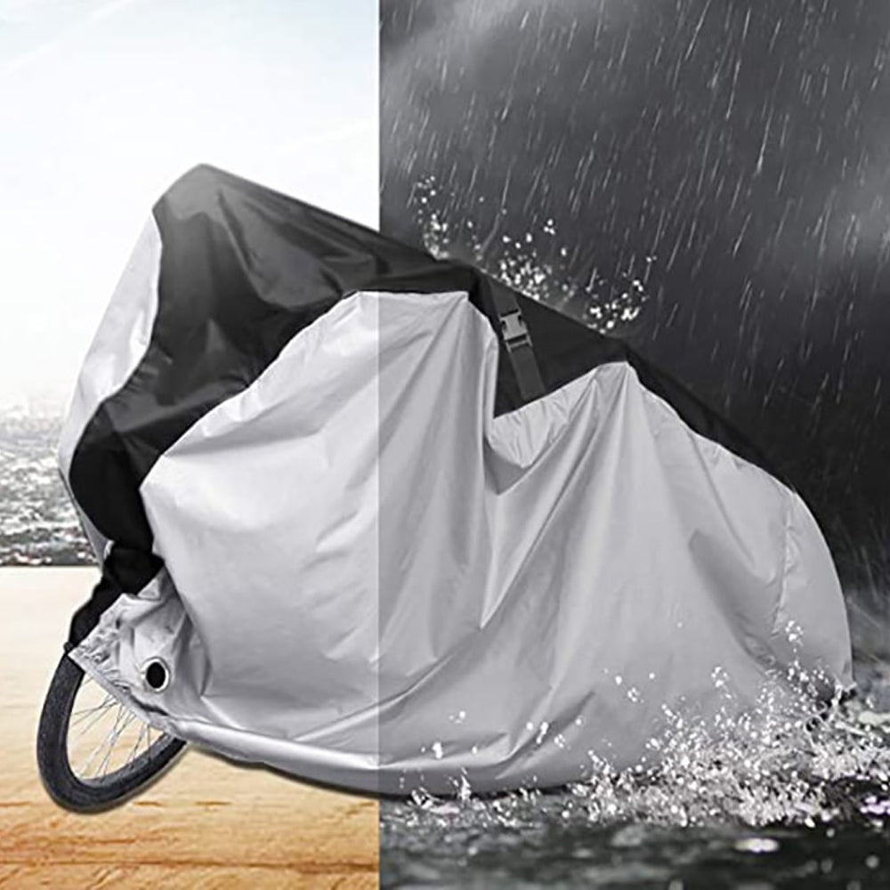190T Nylon Waterproof Dust Rain UV Protection Bicycle Cover_6