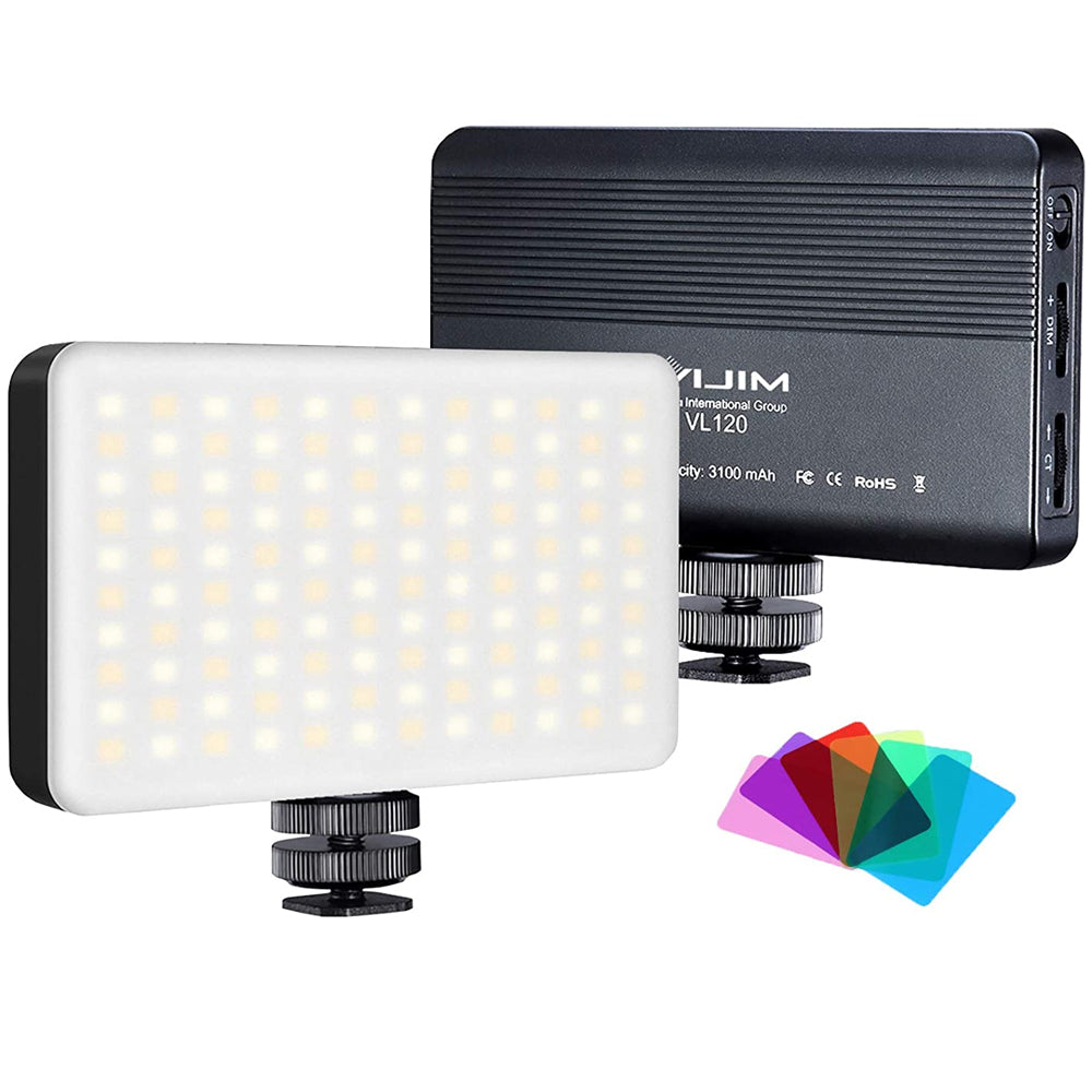 USB Charging 120 RGB LED On-Camera Video Light_0