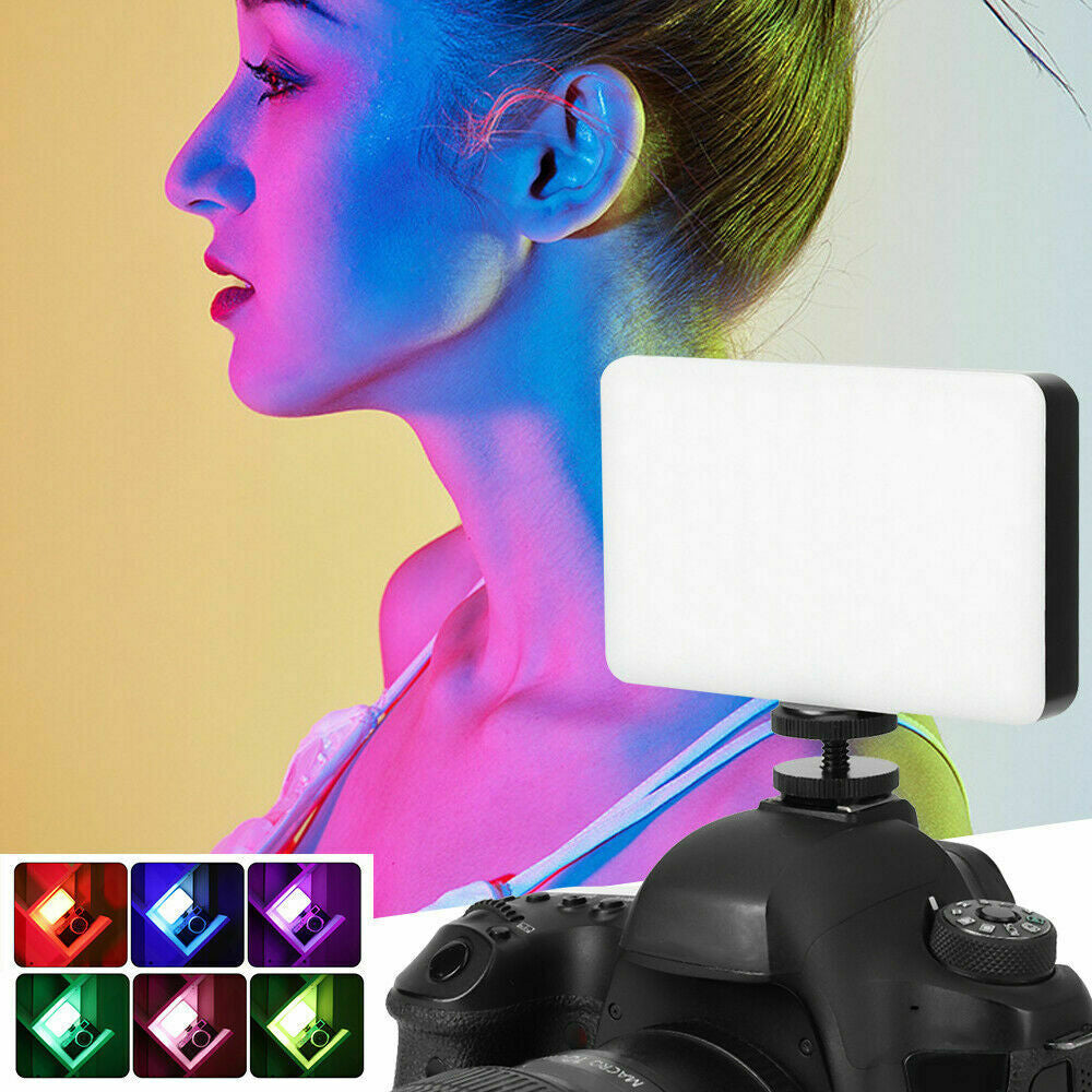 USB Charging 120 RGB LED On-Camera Video Light_8