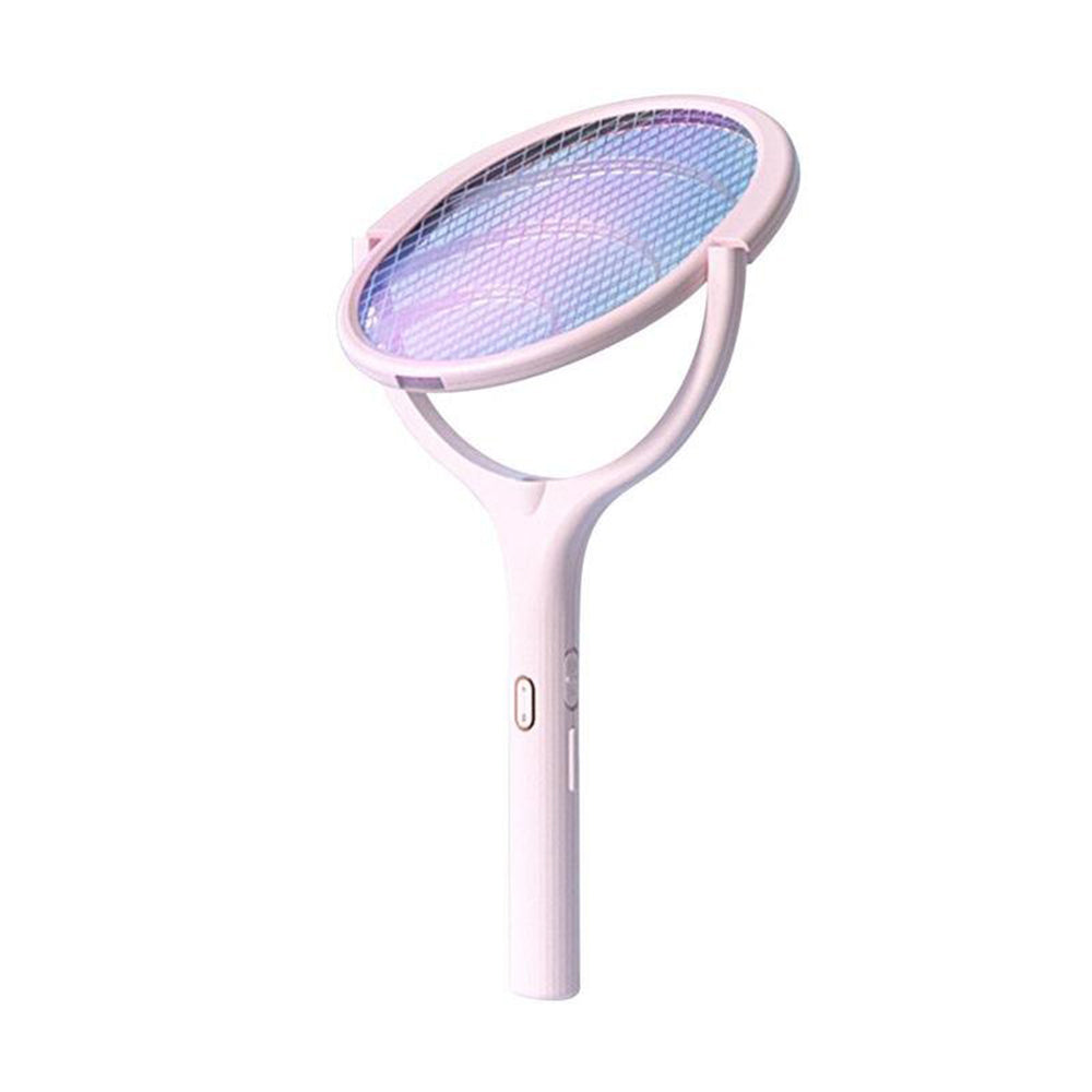 USB Rechargeable Rotating Electric Fly Swatter Racket_18
