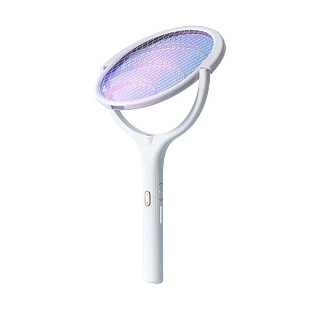 USB Rechargeable Rotating Electric Fly Swatter Racket_19