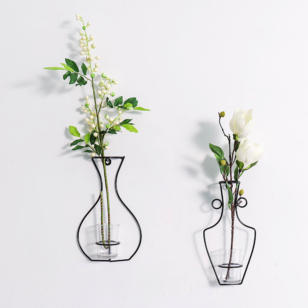 Creative Wire Hanging Nordic Minimalist Wall Vase Planter_11
