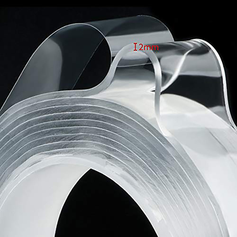 1M/2M/3M/5M Nano Magic Tape Double Sided Tape Transparent No Trace Reusable Waterproof Adhesive Tape Cleanable_16