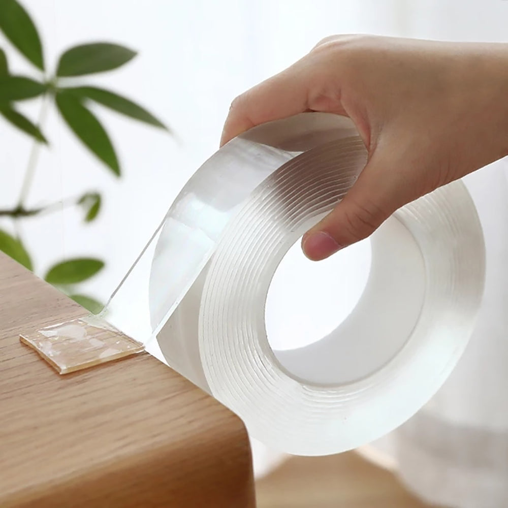 1M/2M/3M/5M Nano Magic Tape Double Sided Tape Transparent No Trace Reusable Waterproof Adhesive Tape Cleanable_6