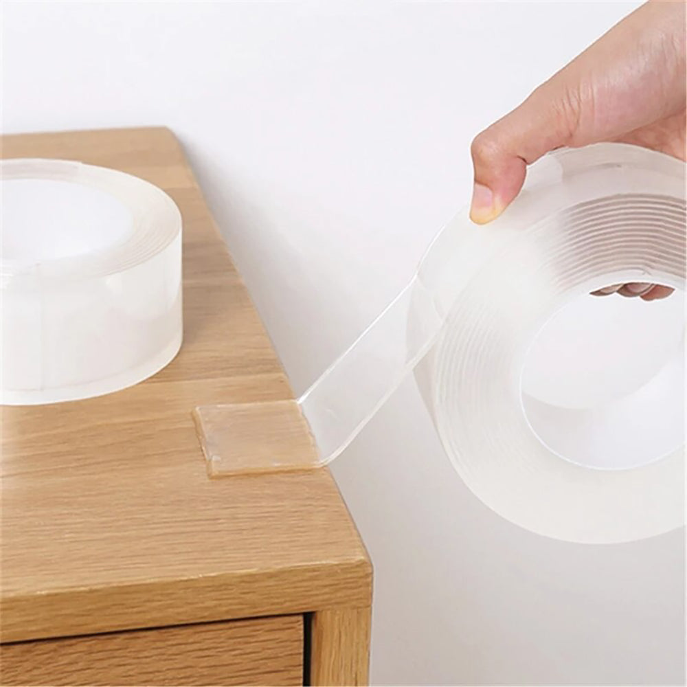 1M/2M/3M/5M Nano Magic Tape Double Sided Tape Transparent No Trace Reusable Waterproof Adhesive Tape Cleanable_8