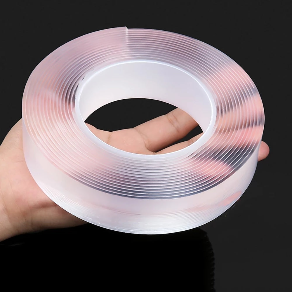 1M/2M/3M/5M Nano Magic Tape Double Sided Tape Transparent No Trace Reusable Waterproof Adhesive Tape Cleanable_17