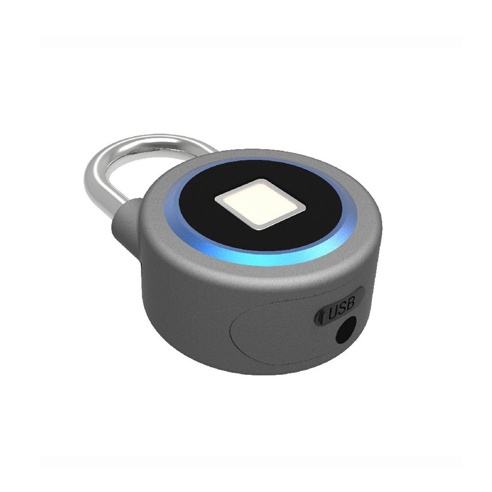 USB Charging Biometrics Fingerprint APP Support Padlock_3