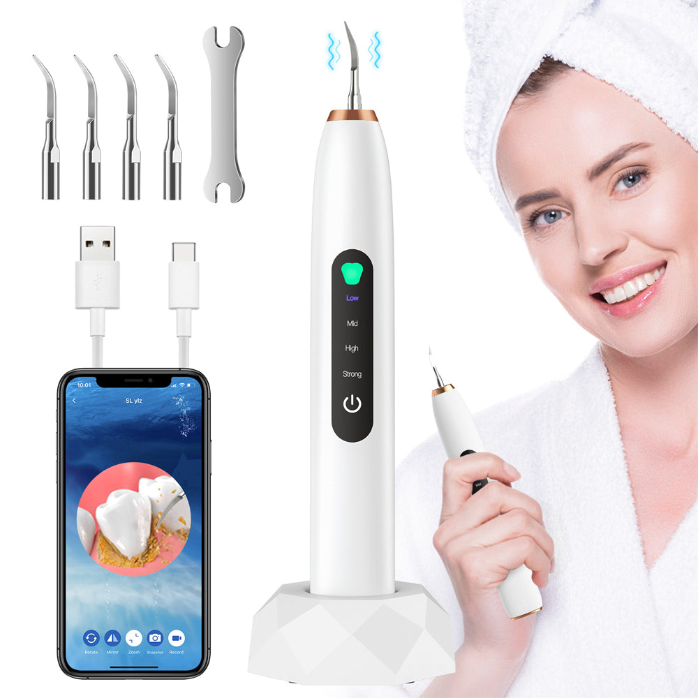 USB Charging Ultrasonic Tooth Cleaner with Visual Camera_1