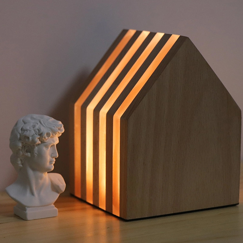 USB Interface Wooden Acrylic LED Desktop Night Lamp_10