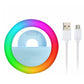 RGB LED Clip-on Mobile Phone Ring Light- USB Charging_1
