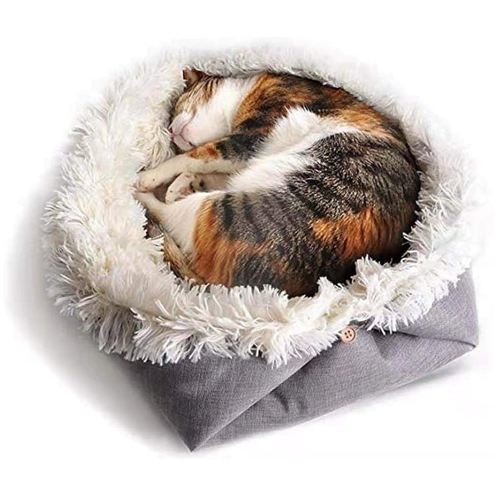 Self-Heating Cat Bed Indoor Cat Mat with Non-Slip Bottom_1
