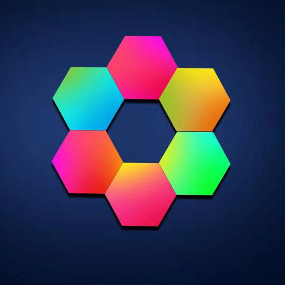 LED Hexagonal Board Voice-Activated Induction Night Light-USB Rechargable_10