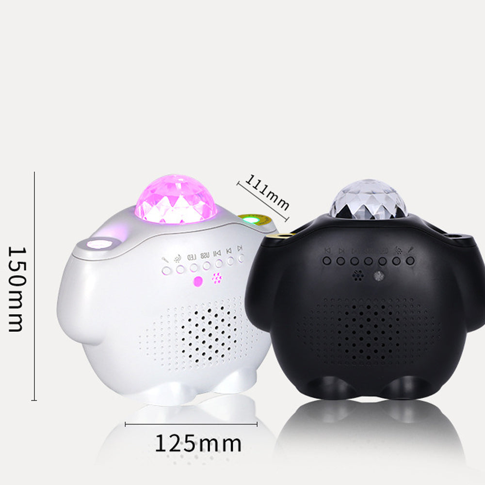 4 in 1 LED Galaxy Night Light Projector and BT Speaker-USB Rechargable_4