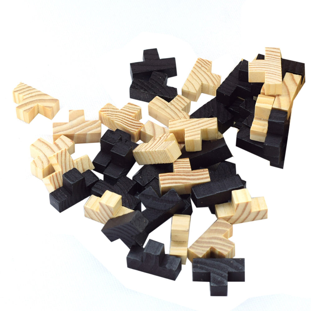 54pcs Brain Teaser 3D Wooden Puzzle Educational Toy_6