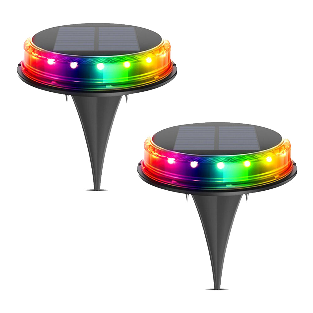 Solar Powered LED Ground Stake Lawn Lights-Solar Powered_11