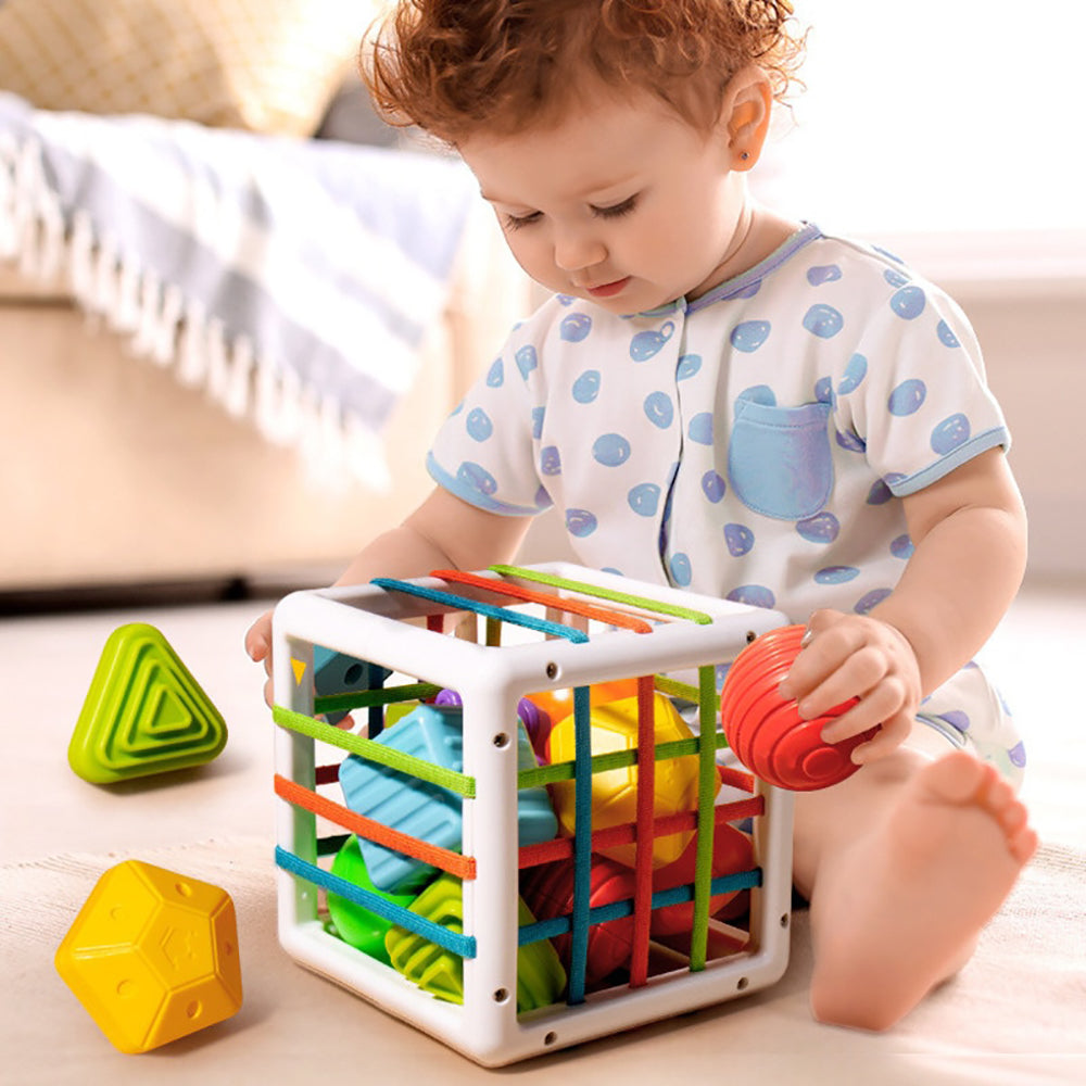 Colorful Shape Blocks Sorting Game Baby Montessori Educational Toy_9