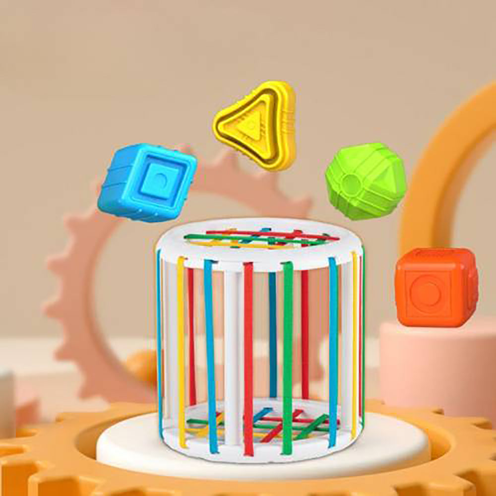 Colorful Shape Blocks Sorting Game Baby Montessori Educational Toy_10