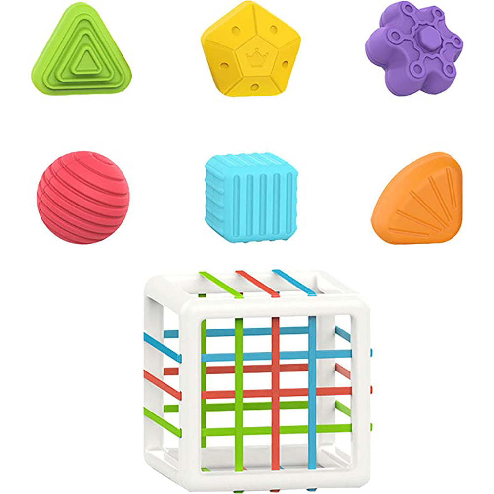 Colorful Shape Blocks Sorting Game Baby Montessori Educational Toy_2