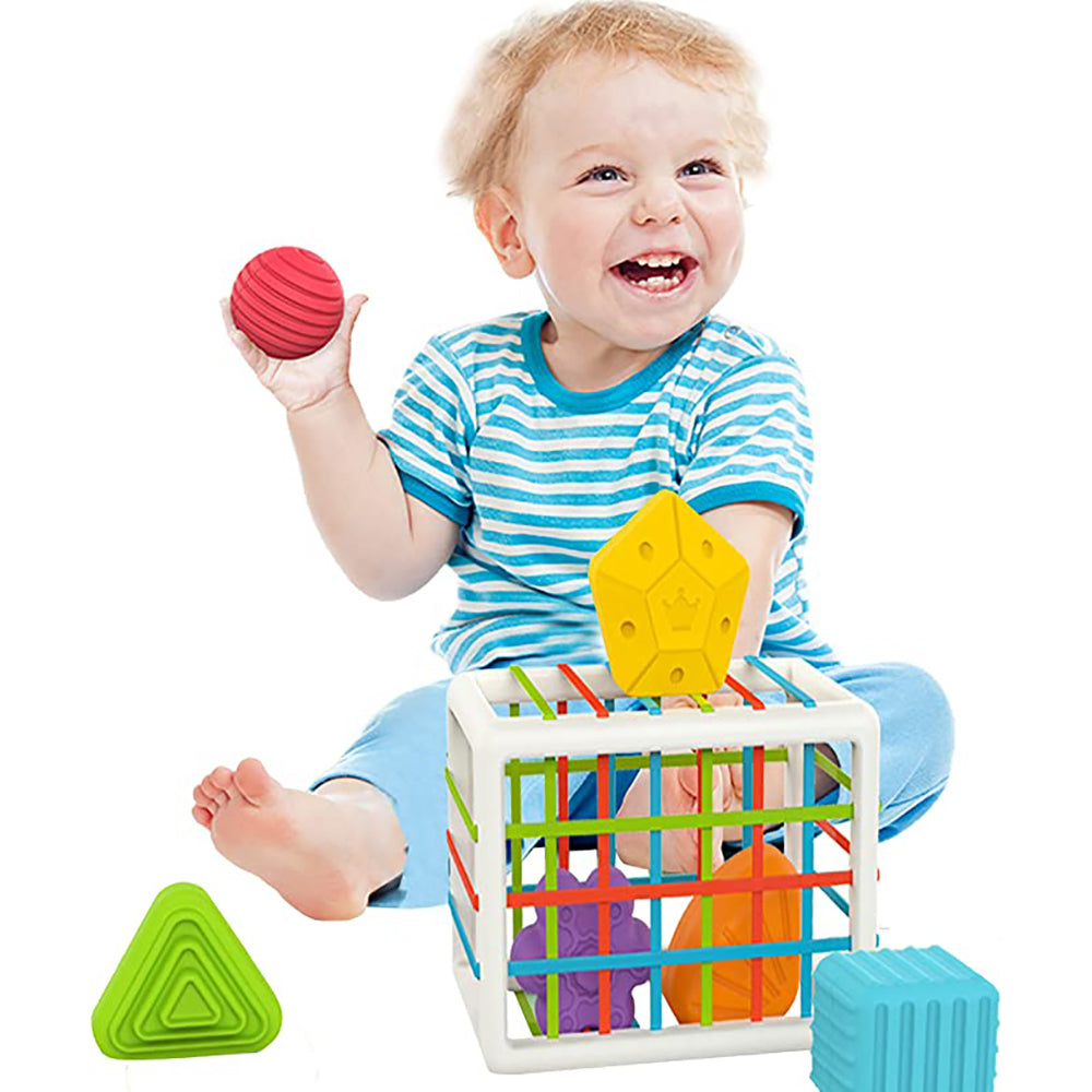 Colorful Shape Blocks Sorting Game Baby Montessori Educational Toy_7