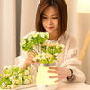 USB Rechargeable Bedside LED Lamp and Flower Vase_12