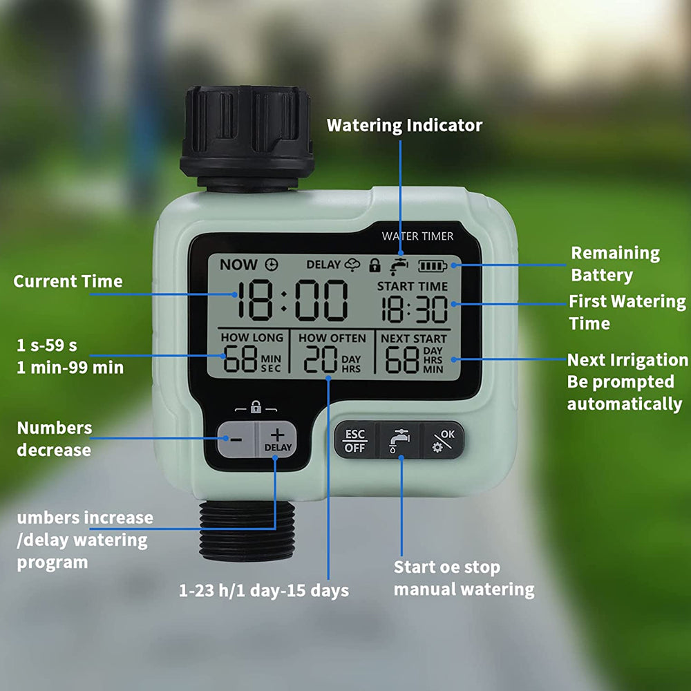 Garden Watering Irrigation Controller-Battery Operated_2
