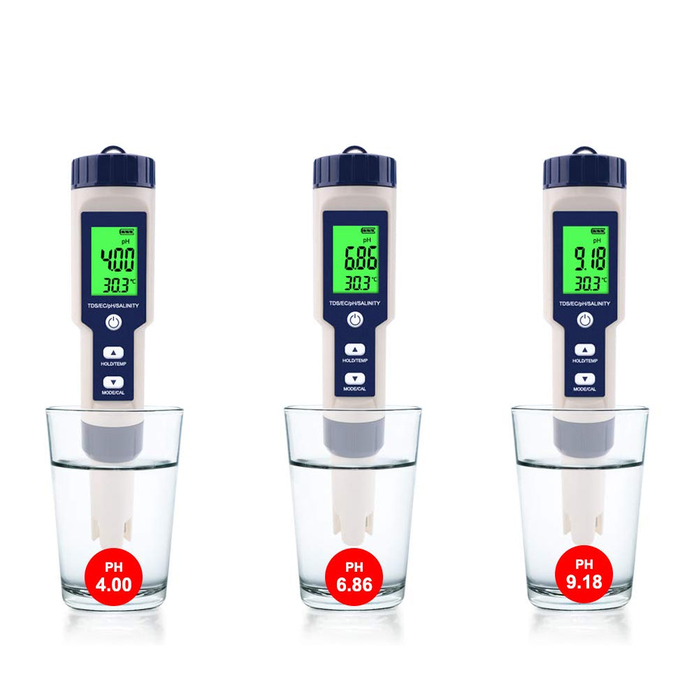 5 in 1 High Accuracy Digital Pen pH Tester for Water_3