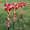 Solar Powered Candy Cane Lollipop Christmas Stake Lights_12
