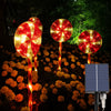 Load image into Gallery viewer, Solar Powered Candy Cane Lollipop Christmas Stake Lights_4