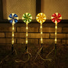 Load image into Gallery viewer, Solar Powered Candy Cane Lollipop Christmas Stake Lights_6