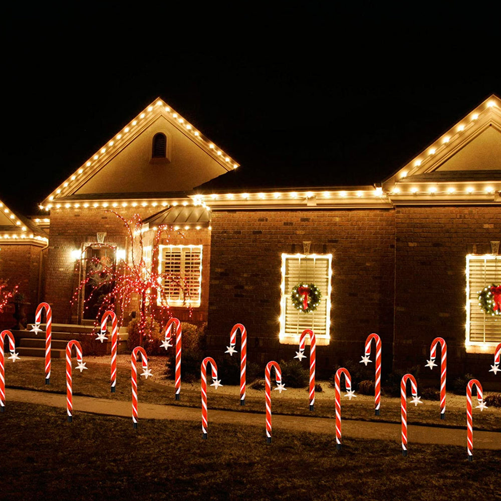 Solar Powered Outdoor Holiday Christmas Pathway Lights_7