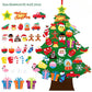 DIY Felt Christmas Tree Set for Kids, Wall Hanging Christmas Tree Decoration_1