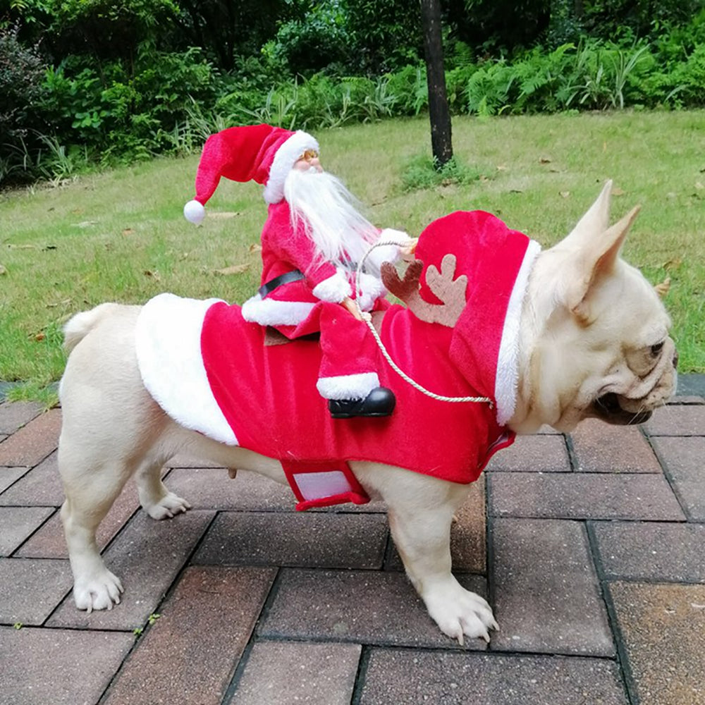 Dog Christmas Costume, Christmas Holiday Outfit for Small to Large Sized Dogs_13