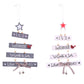 Wooden Hanging Indoor Christmas Holiday Decoration_0
