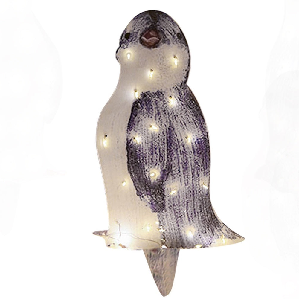 Solar Powered Outdoor 3D Penguin Holiday Decorative Light_9