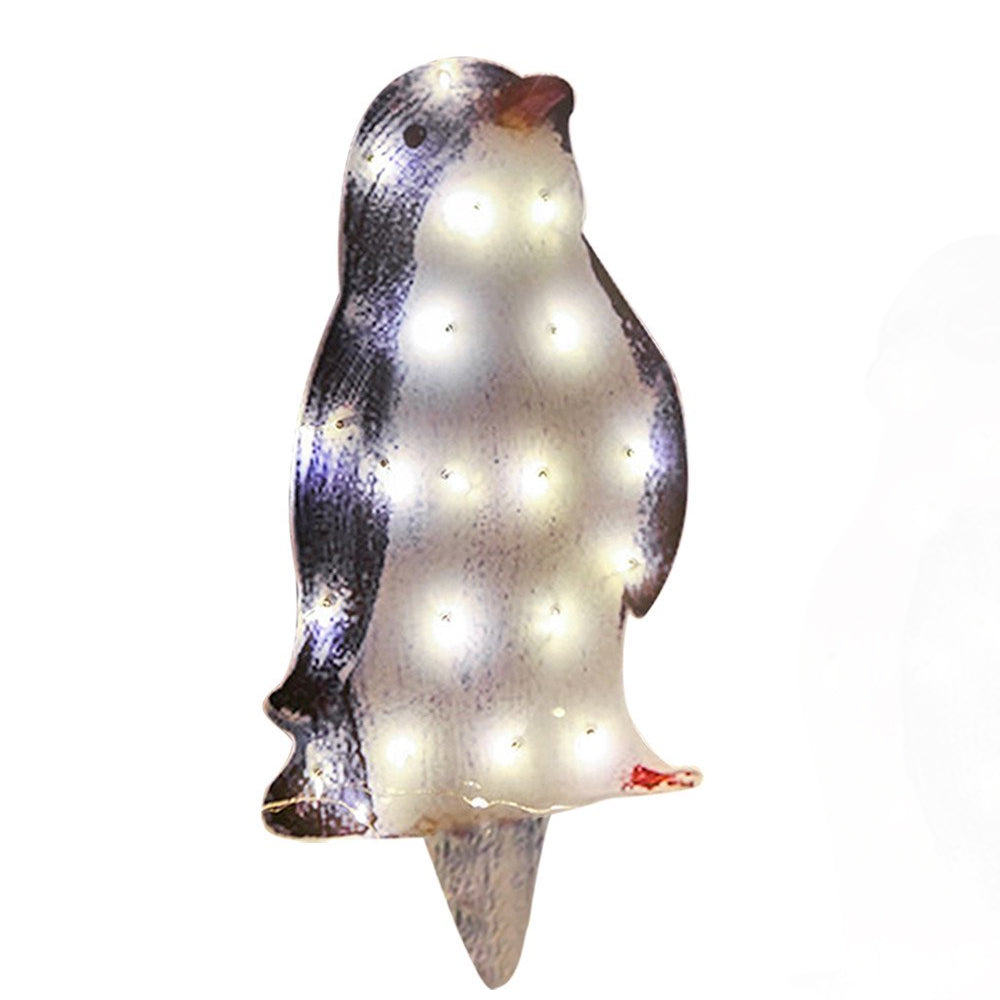 Solar Powered Outdoor 3D Penguin Holiday Decorative Light_10
